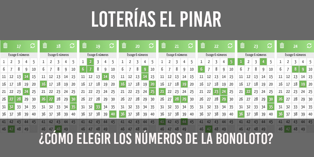 ¿como elegir los números de la bonoloto?